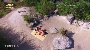 Nude beach sex, voyeurs video taken by a drone - 4K - 4:53 video - from xHamster