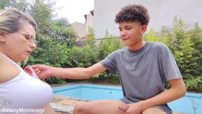 Stepmom Her Pool Her Trapped Puts Two Hands in Her Fisting Ass - HD - 17:19 video - from xHamster