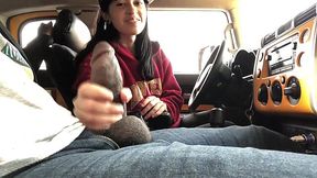 A black stallion seduced his sexy chick for public masturbation right in the car. - HD - 9:47 video - featuring Alaska Zade - from XGroovy