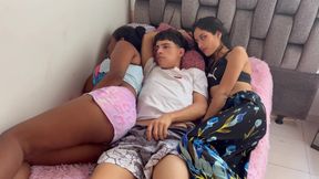 I Share a Bed with My Girlfriend's Best Friend and She Makes Me Fuck Her Hard - 15:28 video - from FapHouse