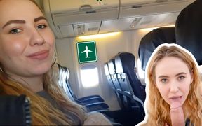 Airplane! Sucking Dick and Masturbating - HD - 21:05 video - from xHamster