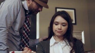 Horny Brunette Rhaya Shyne Gets Fucked in Class and She Loves Every Thrust - SD - 48:00 video - from AdultEmpire