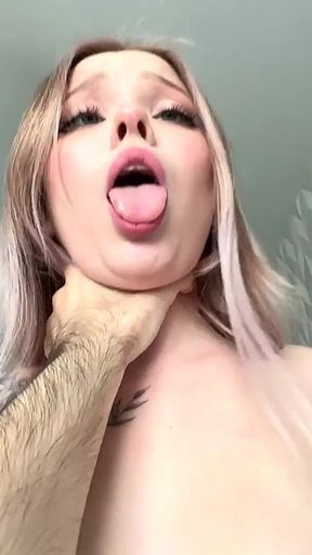 Stop Jerking off and Let Me Suck You! - Busty Roommate Creampie - HD - 0:39 video - from FapHouse