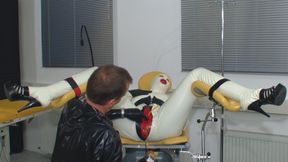 Rubberslut on the gynchair part 1 - HD - 14:48 video - from FapHouse