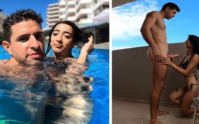 Argentinian Slut Is Picked up From the Swimming Pool and Fucked in Her Hotel Room - 49:15 video - featuring Lunita Galactica - from FapHouse