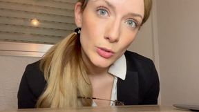 Secretary digests you POV - HD - 5:01 video - from Clips4sale