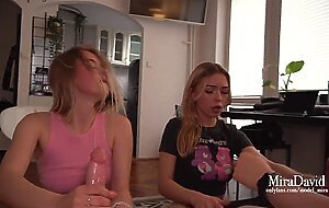 Horny teens wanted to gets hard fuck - Amateur Foursome - MiraDavid x Lis Evans - SD - 17:08 video - from TeenTVX