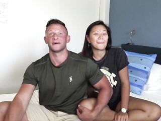 Ripped DILF Heath Hooks Up With A Thick Oriental Teen For His 1St Porn! - HD - 15:48 video - from FreePorn8