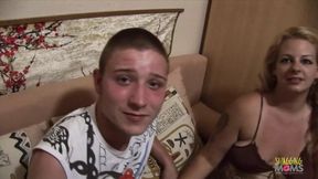 Blonde with big natural tits with tan lines gets shagged by a stud - HD - 15:49 video - from xHamster
