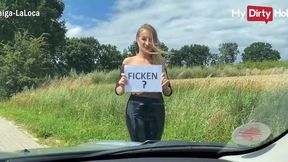 Craving for Dick! Blind Hitchhiker Sucks Stranger's in Public, XXX Video - HD - 5:47 video - from xDegu