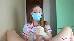 Real nurse knows exactly what you need for relaxing your balls! She suck dick to hard orgasm! Amateur POV blowjob full video porn! Active by Nata Sweet - HD - 8:59 video - from XVideosRed