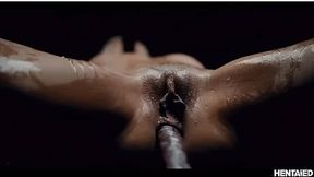 Hot Blonde DP'ed and Extreme Cumflated By Alien Tentacles - HD - 6:36 video - from Xfeed