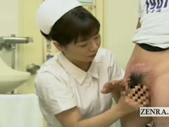Subtitled Japanese doctor nurse handjob with cumshot - 5:09 video - from DrTuber