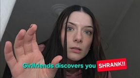 Girlfriend discovers you shrank - SD - 15:34 video - from Clips4sale