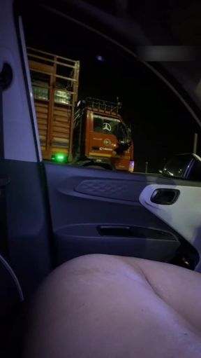 Desi Wife Flashing to Truckers and Sucking on Highway - HD - 5:56 video - from FapHouse