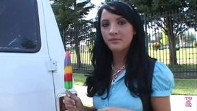 Super Lovely Dark Haired Girl Gets Fucked in a Van Doggy Missionary and Cowgirl Style - HD - 32:35 video - from xHamster