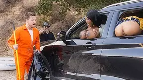 Fucking The Hitchhiker And The Jailbird 1 Video With Victoria Cakes, Clara Trinity - Brazzers - HD - 8:00 video - featuring Victoria Cakes - from PornL
