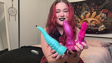 Bad Dragon Training: Pussy stretching in my school uniform - HD - 11:06 video - from Sheer