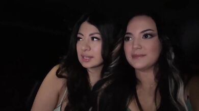 Thick Latinas destroy their uber driver with a 3some after the club - HD - 14:48 video - from Juicexxx