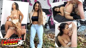 GERMAN SCOUT - Small Latina Midget Munequita Enfadada Talk to Big Dick Casting Fuck - 4K - 12:41 video - from xHamster