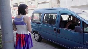 Tattooed brunette in glasses Lilyan Red is fucked by one horny driver - HD - 7:01 video - from AnySex