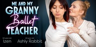 60 year old ballet teacher seduces 24 year old student Ashly Rabbit into a wild lesbian experience - HD - 36:58 video - from Mature.nl