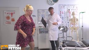 Blonde Patient Gets Her Pussy Fucked by a Old Doctor and Pussy Pleased by His Nurse - 31:53 video - from FapHouse