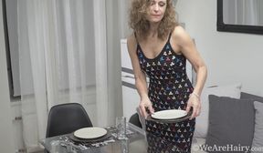 drugaya -latvian skinny mature in black dress - HD - 16:57 video - from PornOne