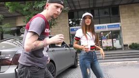 Tiny Thai teen picked up at a coffee place and taken for a ride - HD - 10:01 video - from Fapnado