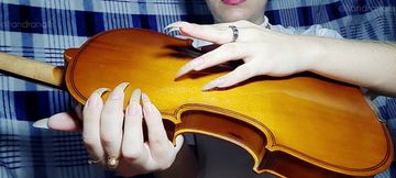 Long Natural Nails and Violin - HD - 5:06 video - from FapHouse