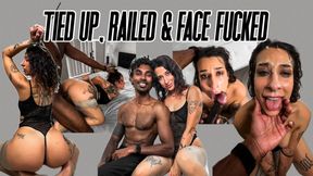 Tied up, railed & face fucked by my FIRST INDIAN COCK - HD - 34:51 video - from LoyalFans
