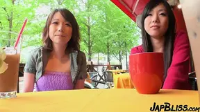 Two hot Japanese models bareback it raw - HD - 88:16 video - from PumpJap