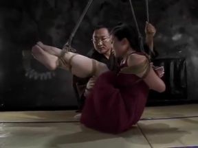 Japanese Knot Queen Tied Up, Gags & Blindfolds in 4 Steamy Scenes - 100:12 video - from AbJav