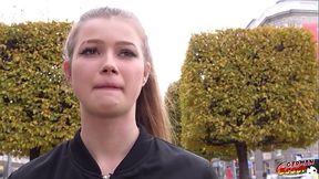 GERMAN SCOUT - TEEN (18) OLIVIA SPARKLE PICKUP AND ROUGH FUCK AT MODEL CASTING - HD - 54:24 video - from XVideosRed