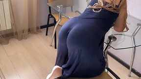 Curvy milf lifts foot on table teasing stepson for deep anal fuck - HD - 11:22 video - from MyLust