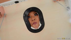 Wild massage fuck with an insane Asian wife with crazy curves - HD - 7:57 video - featuring Connie Perignon - from XGroovy