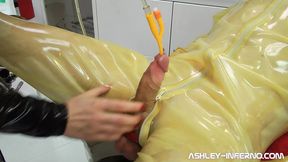 Nurse humiliates patient with rubber mask and catheter - SD - 1:13 video - from BondageLuv