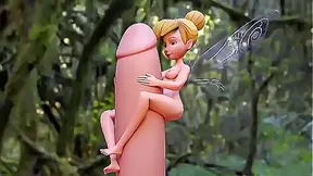 Tinkerbelles Hidden Throbbing Cock Exposed in Steamy Elf Encounter - 2:12 video - from IHentaiPorn