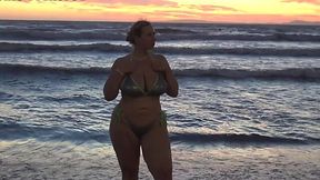 Curvy Busty Fat-assed Blonde German MILF Has Fun With a Hunky Stranger During Her Vacation At Sea - HD - 12:39 video - from XGroovy