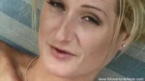 Nasty Blonde Wife Masturbation - HD - 7:05 video - from xHamster