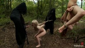 Cherry Torn, Rain Degre & Iona Grace: Outdoor Bondage & Fuck - HD - 27:22 video - from AbXXX