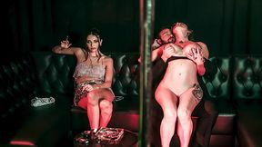 Busty MILF stripper goes down on petite vixen - SD - 7:56 video - from W1mp
