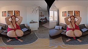 VR180 3D - Cleavage and Bra Cut with Busty Sunnniva (Clip No 2867 - 6K mp4 version) - SD - 10:55 video - from Clips4sale