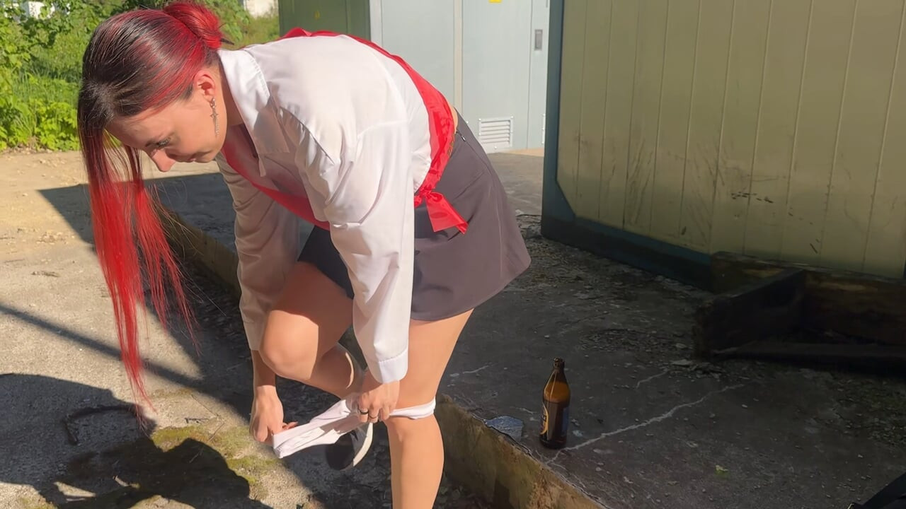 Creampie – POV BDSM clip of submissive Russian teen stepsister slut taking cock from asshole to mouth - HD - 13:14 video - from Anal.media