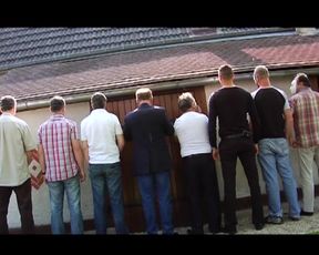 Nasty French blonde gets DPed and facialized in outdoor gangbang - 54:10 video - from xHamster
