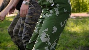 Sexy Russian Soldier Kiara Gold Slammed Airtight in Barracks Foursome GP1993 - HD - 0:31 video - from XVideos