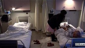 Japanese hospital patient welcomes a bizarre hand work - SD - 4:20 video - from AsianPornXL