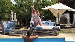 Gorgeous German MILF Lana Vegas gets drilled at the pool - SD - 30:47 video - from An4lPorn