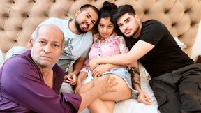 3 men had hardcore sex with an Indian girl, called her to a hotel and sucked her pussy, the video went viral (Hindi audio) - 4K - 17:18 video - from xHamster