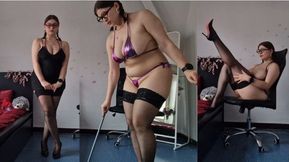 Daddy's Good Girl - Date Night Cleaning & Tease in Black Dress - 4K - 6:10 video - from xHamster